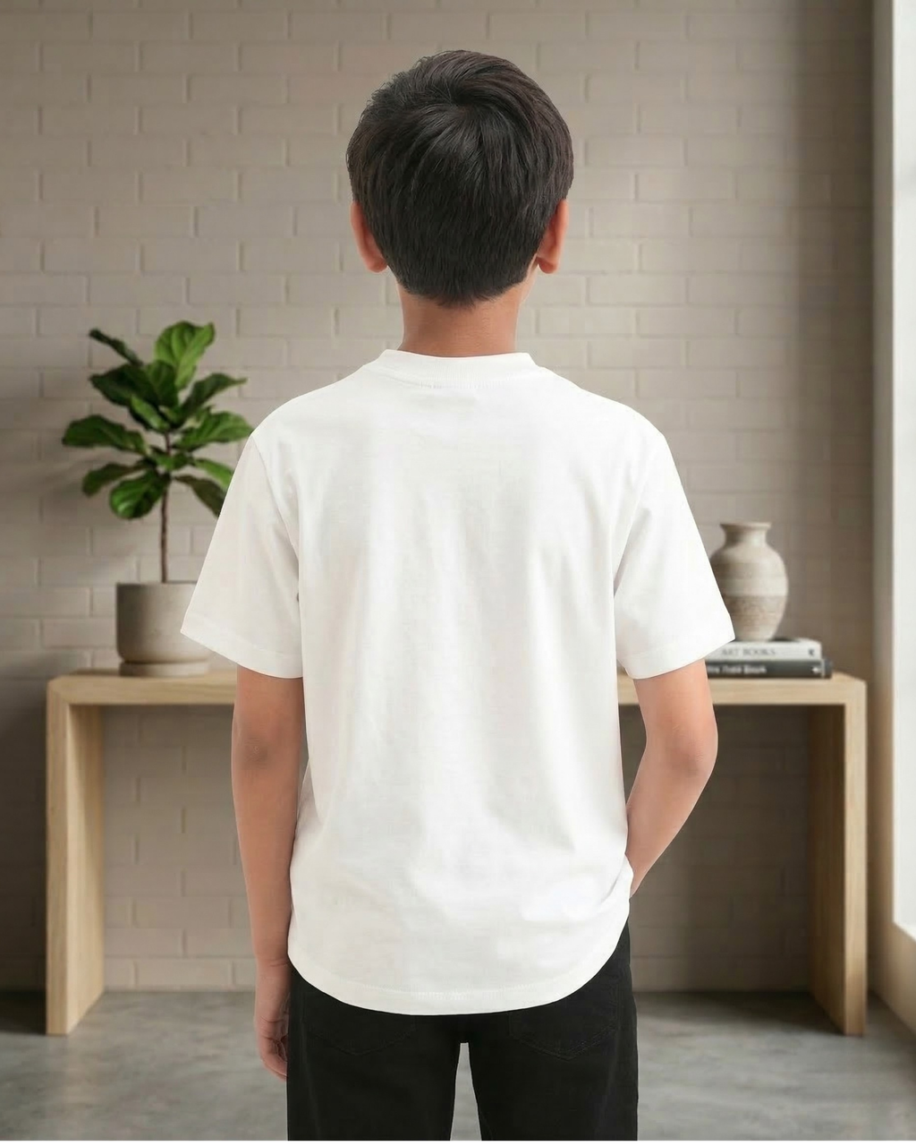 Little Believers - Faith Over Fear Tee | Christian Kids T-Shirt | White | 5-13 Years