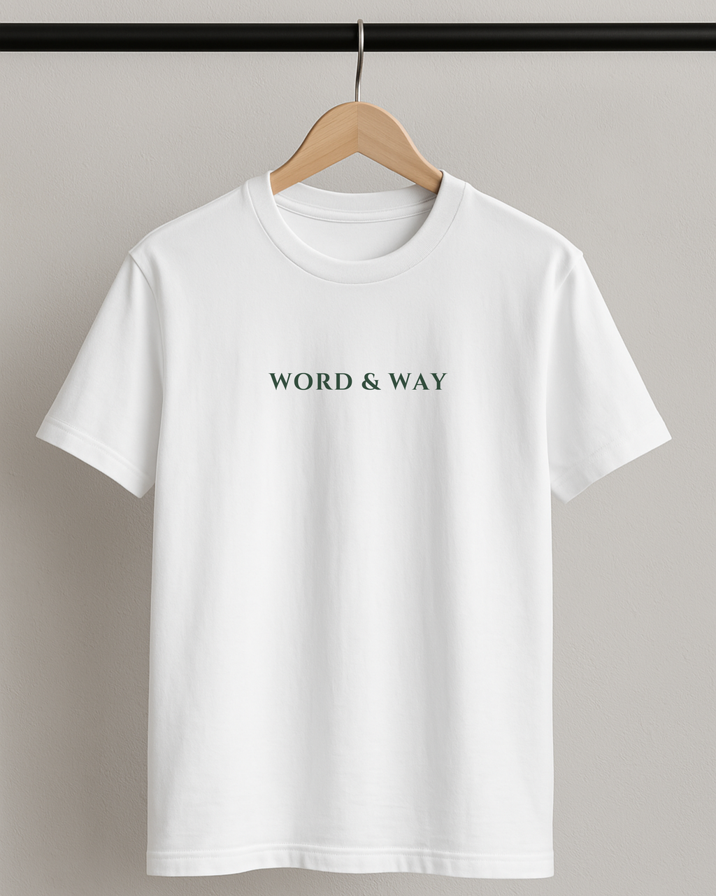 Word & Way Minimal Design | Premium Christian T-Shirt